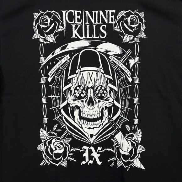 Ice Nine Kills Welcome To Horrowood Heavy Metal Band T-Shirt Size Extra Large - Picture 2 of 4
